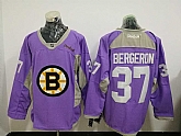 Boston Bruins #37 Patrice Bergeron Purple Hockey Fights Cancer Night Reebok Stitched Jersey,baseball caps,new era cap wholesale,wholesale hats